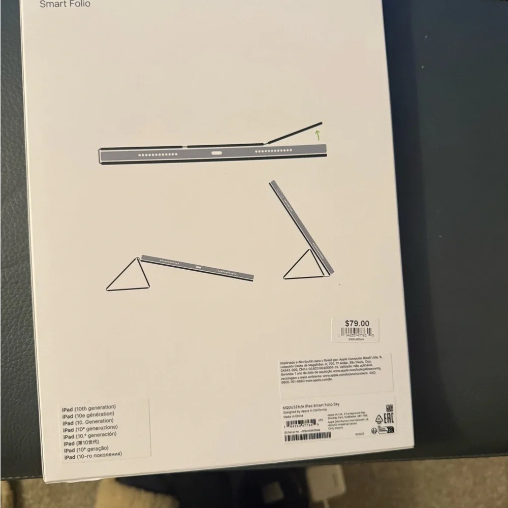 Apple Light Gray Tablet Cover
